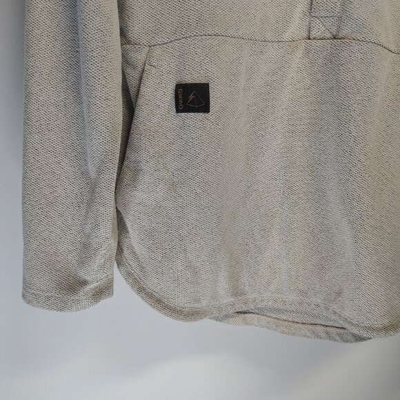 Deso Supply Genevieve Fleece Snap Pullover Size Small beige Small Batch USA - Picture 4 of 13